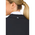 Black equestrian jacket with a visible brand logo on a white background